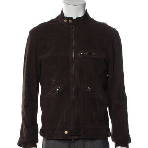 John Varvatos Silk Moto Jacket